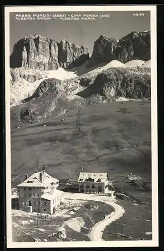 AK Cima Pordoi, Albergo Savoia, Albergo Maria