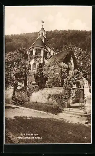 AK Bad Brückenau, Protestantische Kirche