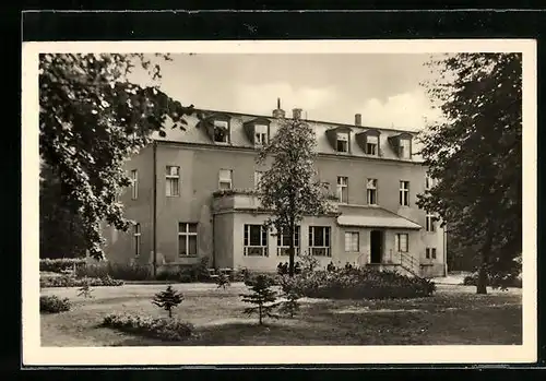 AK Bad Wilsnack, vor dem Clara-Zetkin-Haus