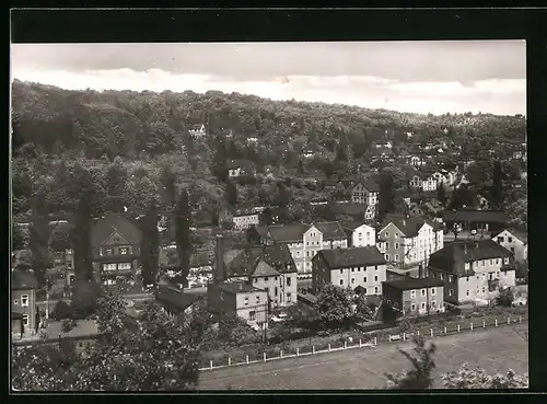 AK Freital-Hainsberg, Gesamtansicht aus der Vogelschau