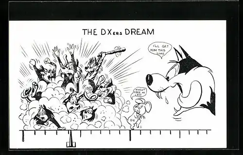 AK The DXers Dream Comic, Katzen jagen Maus