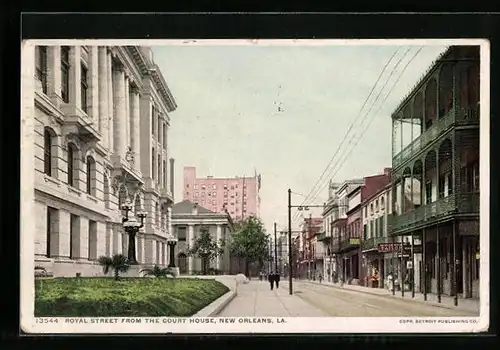 AK New Orleans, LA, Royal Street from the Court House