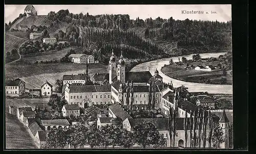 AK Klosterau a. Inn, Blick auf das Kloster