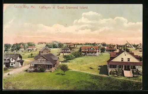 AK Casco Bay, ME, Cottages at great Diamond island