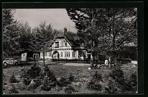 AK Manebach i. Thür., Parkanlagen am Mönchhof