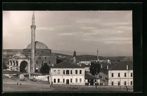 AK Uesküb, Ortspartie mit Moschee