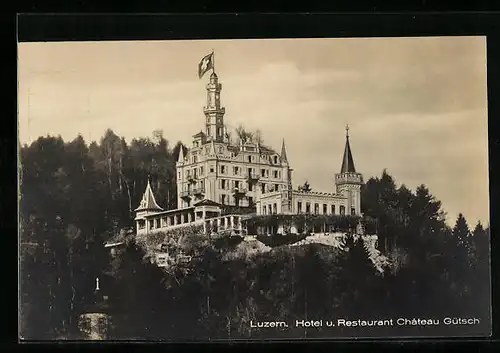 AK Luzern, Hotel und Restaurant Château Gütsch