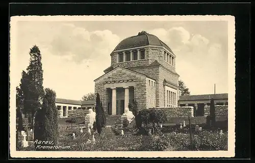 AK Aarau, Krematorium mit Friedhof