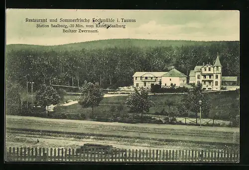 AK Lochmühle i. Taunus, Restaurant und Gasthaus, Besitzer Zwermann