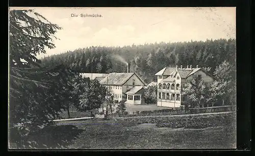 AK Friedrichroda, Gasthaus Die Schmücke