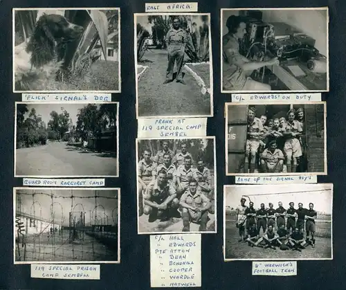 Fotoalbum mit 228 Fotografien, 8 Bat. Royal Warwickshire Rgt. in Ost-Afrika, Palestina, Ägypten, Jerusalem, Soldaten