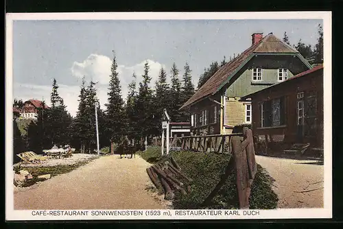 AK Semmering, Café-Restaurant Sonnwendstein, Restaurateur: Karl Duch