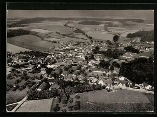 AK Darup, Ortsansicht aus der Vogelschau