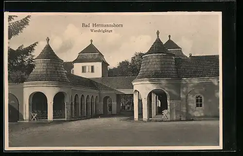 AK Bad Hermannsborn, Wandelgänge