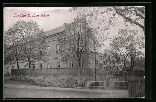 AK Grossweitzschen, Gasthof Grossweitzschen