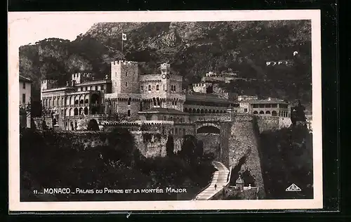 AK Monaco, Palais du Prince et la Montée Major