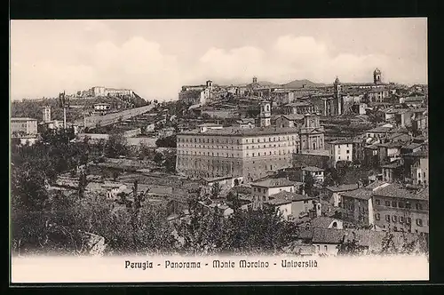 AK Perugia, Panorama, Monte Morcino, Università