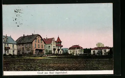 AK Bad Oppelsdorf, Häuser-Panorama