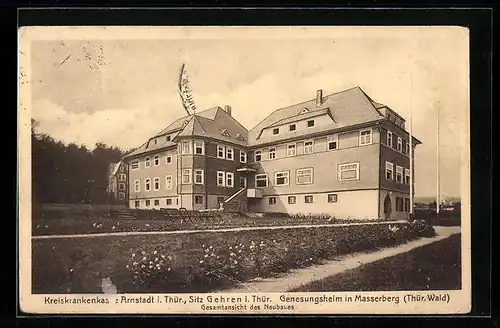 AK Masserberg /Thür. Wald, Genesungsheim, Kreiskrankenkasse Arnstadt i. Thür.