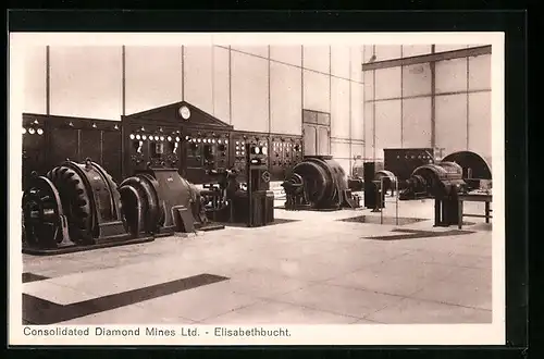 AK Elisabethbucht, Consolidated Diamond Mines Ltd., Innenansicht