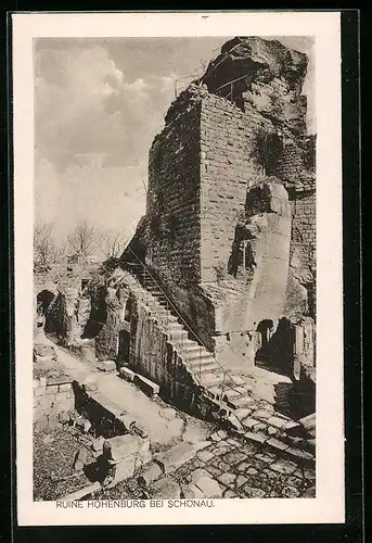 AK Schönau, Ruine Hohenburg