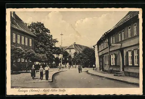 AK Heringen /Helme, Strasse, Apotheke