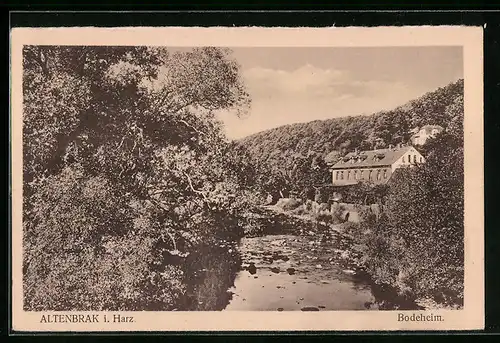 AK Altenbrak (Harz), Blick zum Bodeheim