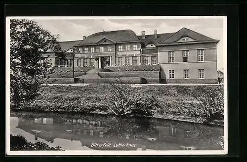 AK Bitterfeld, Blick zum Lutherhaus