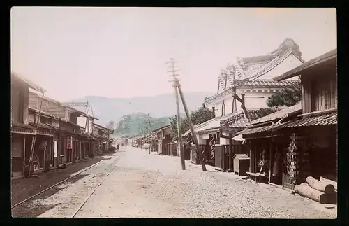 30 Fotografien unbekannt. Fotograf, Ansicht Japan /Nippon, Geisha, Mädchen in Tracht, Teezeremonie, Ortschaften, Rikscha