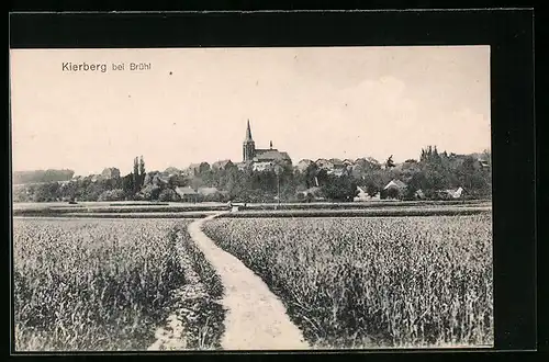 AK Kierberg bei Brühl, Weg zur Kirche