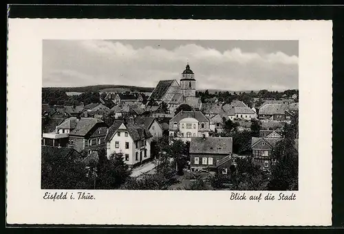 AK Eisfeld i. Thür., Blick auf die Stadt