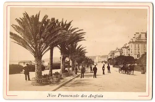 Fotografie unbekannter Fotograf, Ansicht Nice, Promenade des Anglais