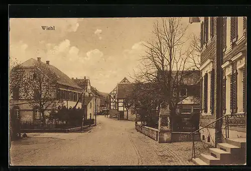 AK Wiehl, Strassenpartie in der Stadt