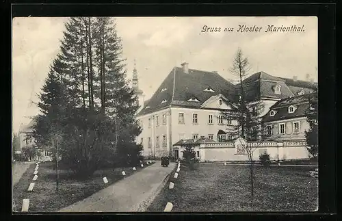 AK Marienthal, Blick auf das Kloster