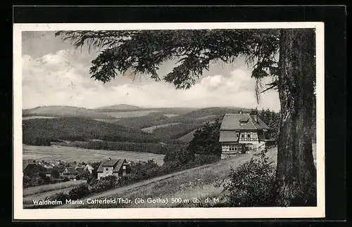 AK Catterfeld, Hotel Waldheim Maria