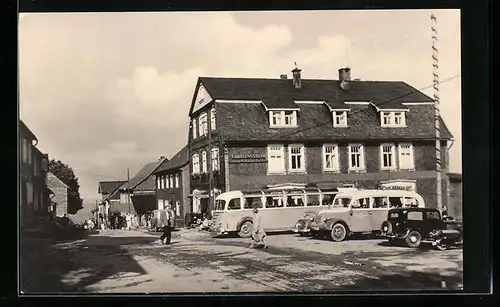 AK Masserberg / Thür., Erholungsheim VEB Jenaer Glaswerke Schott & Gen.