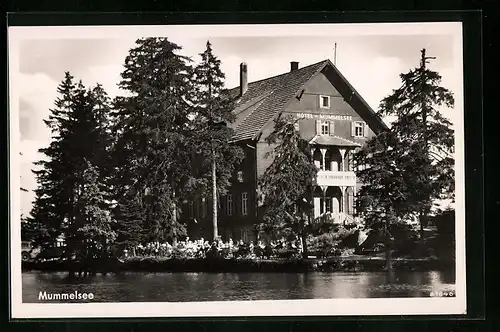 AK Mummelsee, Gasthaus von Karl Bürk