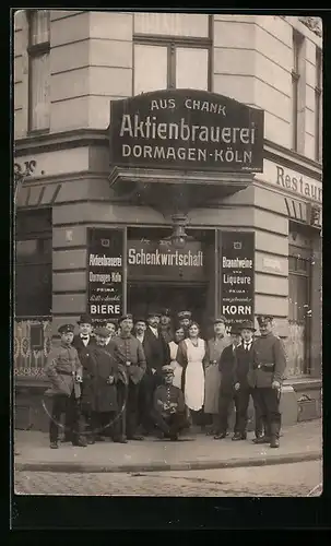 Foto-AK Köln, Gasthaus am Kartäuserwall Ecke Kartäuserhof