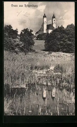 AK Roggenburg, Kloster mit Umgebung