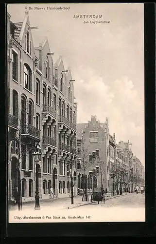 AK Amsterdam, De Nieuwe Huishoudschool, Jan Luyckenstraat