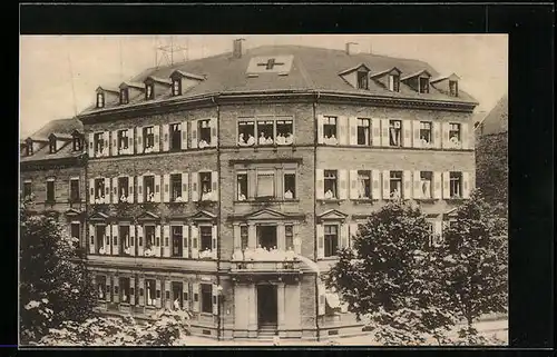 AK Karlsruhe /Baden, Vereins-Lazarett Luisenschule, Otto Sachsstrasse 5