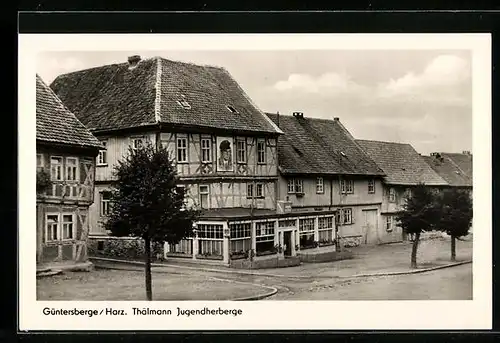 AK Güntersberge / Harz, Thälmann Jugendherberge