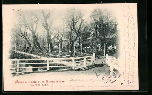 AK Berlin-Treptow, Gasthaus altes Eierhäuschen von Wilh. Andrée