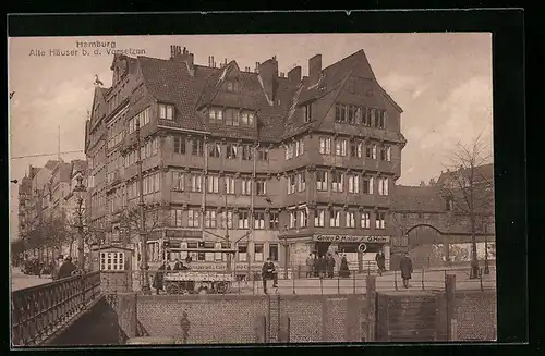 AK Hamburg-Neustadt, alte Häuser b. d. Vorsetzen