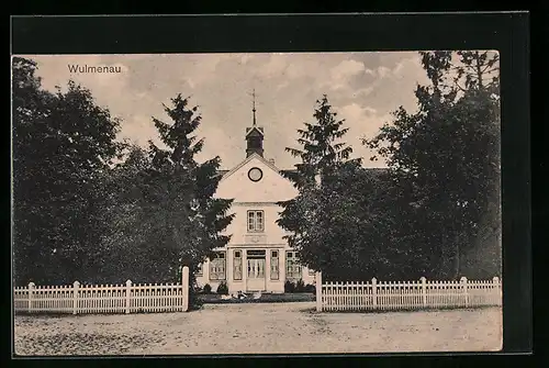 AK Wulmenau, Schloss-Gut, Frontansicht