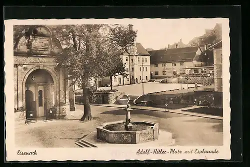 AK Eisenach, Platz mit Esplanade