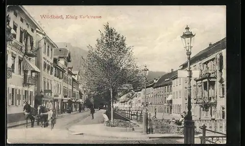 AK Wildbad, König Karlstrasse