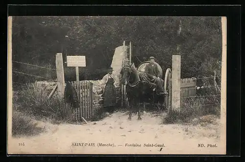 AK Saint-Pair, Fontaine Saint-Gaud