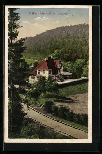 AK Glemseck bei Leonberg, Blick auf ein Kurhaus