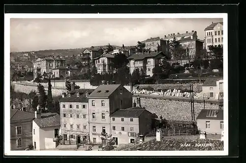 AK Susak, Boulevard mit Villen